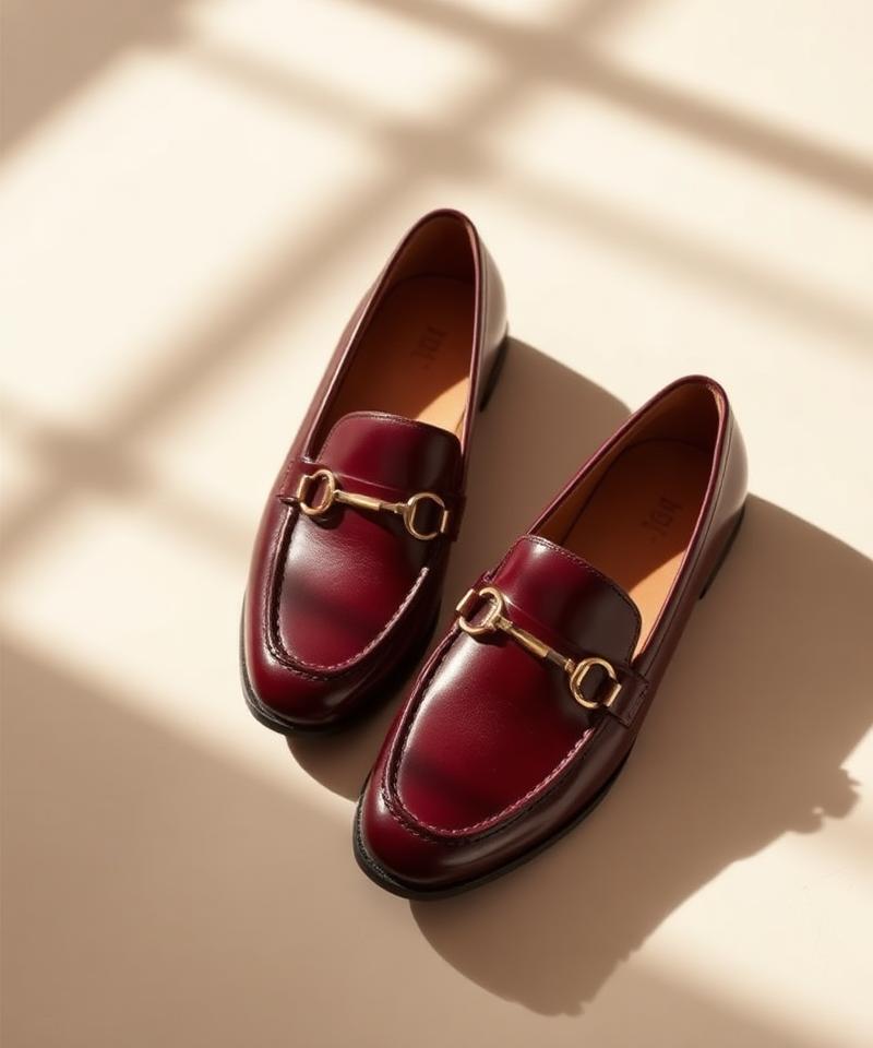 Home elegance bordeaux loafer