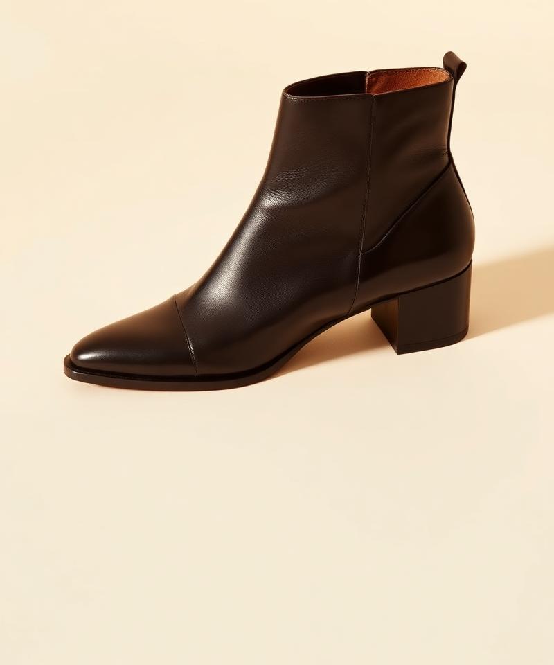 Home elegance noir ankle boot